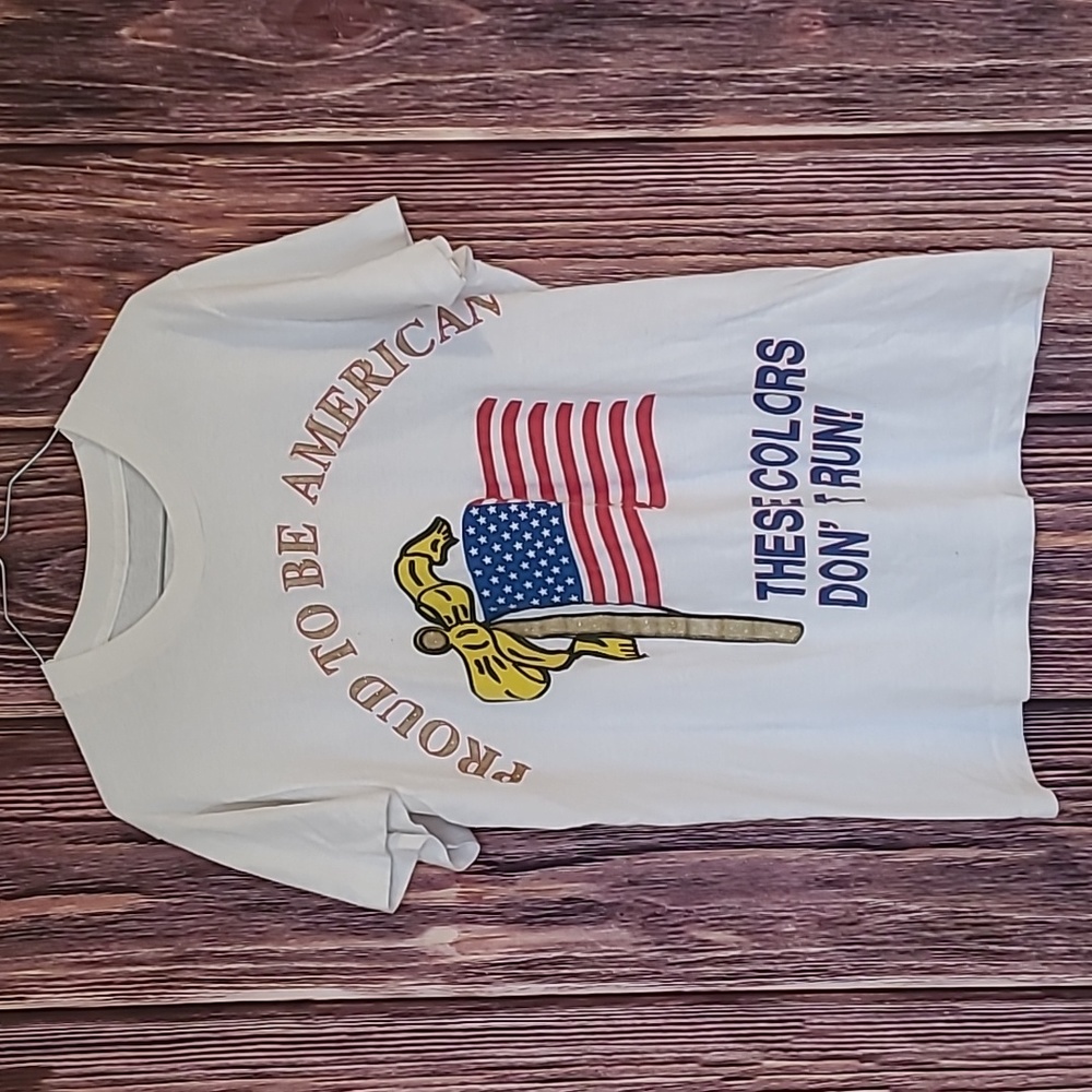 Vintage single stitch 90s these colors don't run american desert storm tee